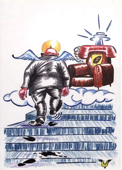 Карикатура: Топ-кресло, Владимир Уваров