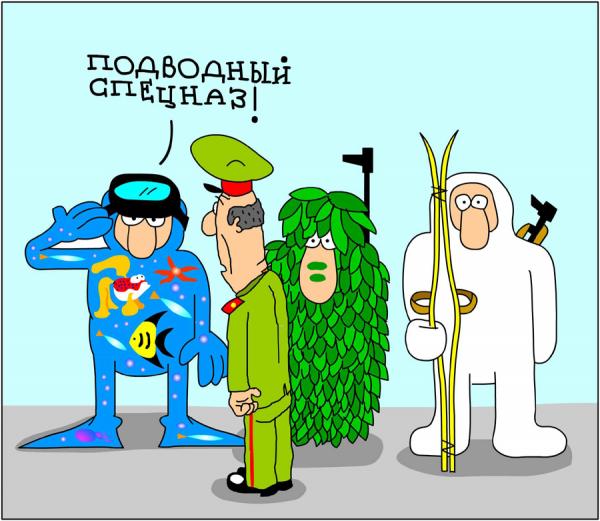 Карикатура: Камуфляж, Дмитрий Бандура