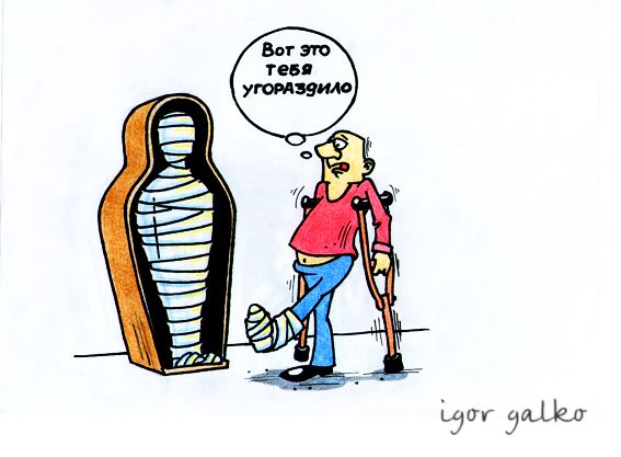 Карикатура: угораздило, IgorHalko