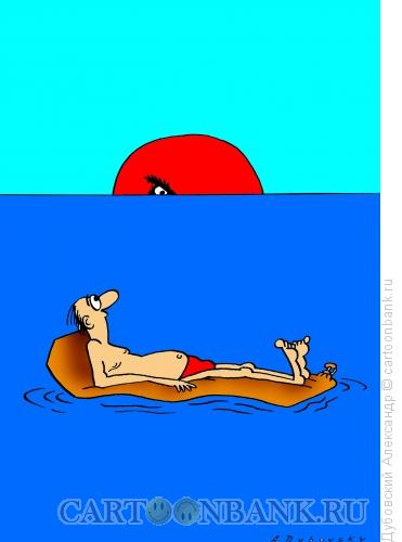 Карикатура: На море, Дубовский Александр