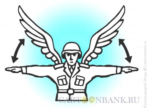 Карикатура: солдат, Копельницкий Игорь