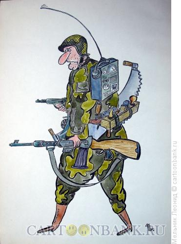 Карикатура: Солджер-миротворец, Мельник Леонид