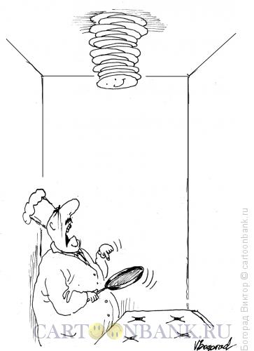 Карикатура: Повар и блины, Богорад Виктор