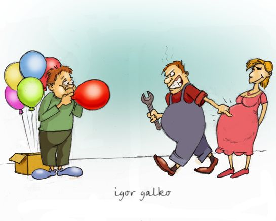 Карикатура: надул, IgorHalko