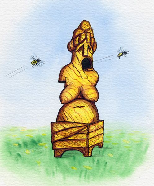 Карикатура: Венера-улий, Resakur