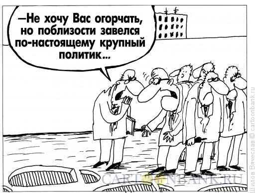 Карикатура: Крупный политик, Шилов Вячеслав