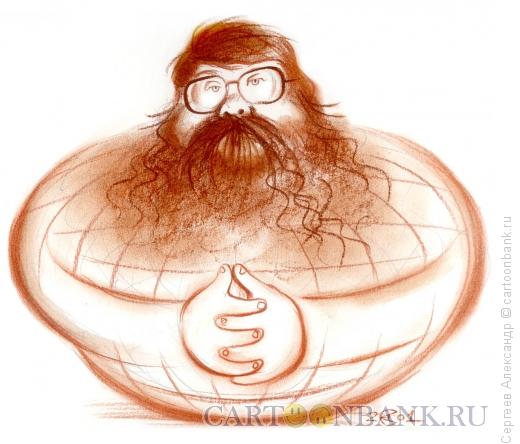 Карикатура: Михаил Соколов, журналист, Сергеев Александр