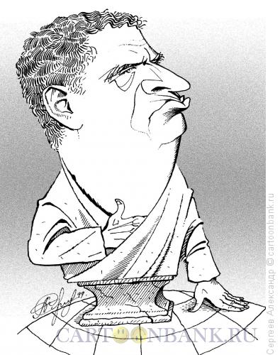 Карикатура: Жириновский Владимир, лидер ЛДПР, Сергеев Александр