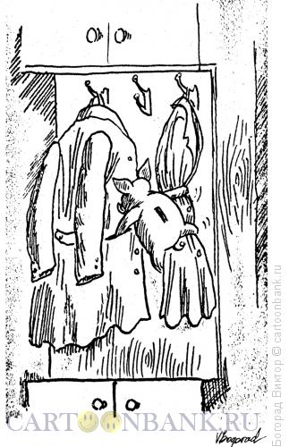 Карикатура: Клептоман, Богорад Виктор