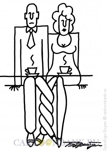 Карикатура: Парочка, Эренбург Борис
