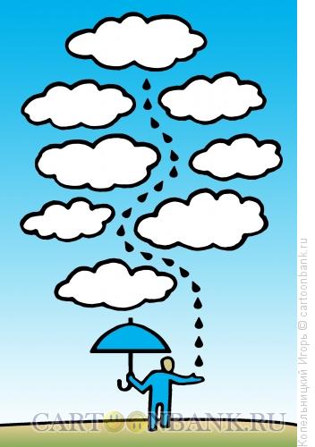 Карикатура: капля дождя, Копельницкий Игорь