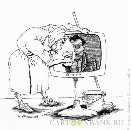 Карикатура: Много пыли, Степанов Владимир