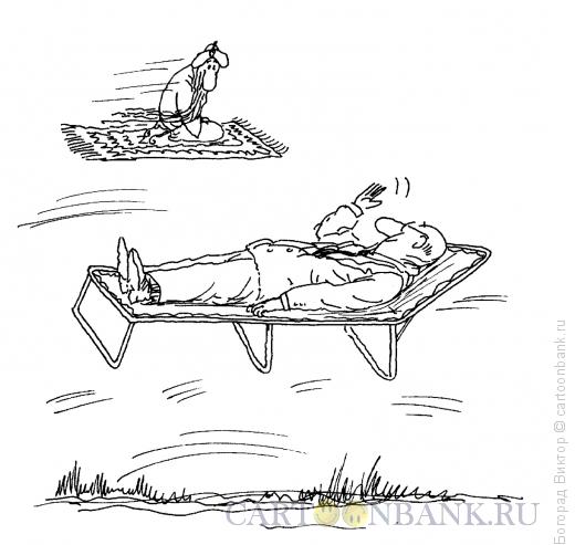 Карикатура: Раскладушка-самолет, Богорад Виктор