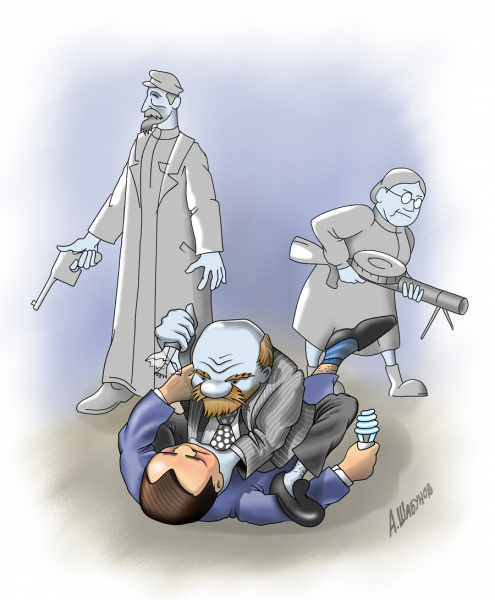 Карикатура: Лампочка Лукича, Александр Шабунов