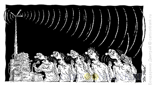 Карикатура: Круговорот новостей в природе, Бондаренко Дмитрий