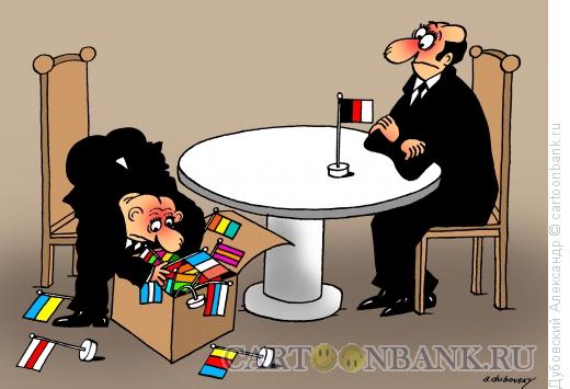 Карикатура: Переговорный процес, Дубовский Александр