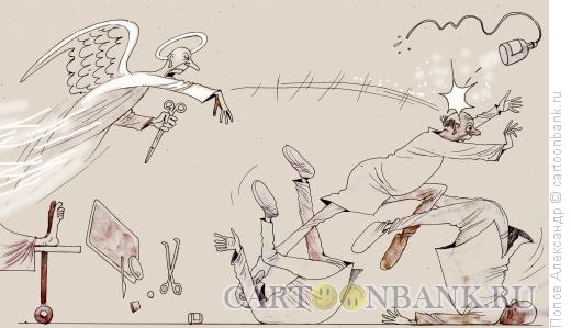Карикатура: Вот вам, коновалам!!, Попов Александр