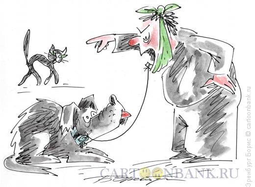 Карикатура: Зуб, Эренбург Борис
