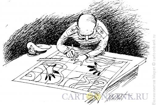 Карикатура: Штабист, Валиахметов Марат
