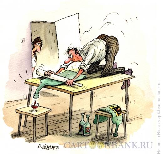 Карикатура: выжимаем по капле, Ненашев Владимир