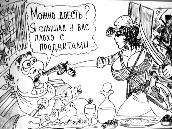 Карикатура: Настоящий полковник, Валерий Каненков