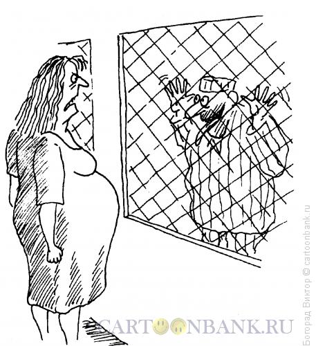 Карикатура: Надежно спрятался, Богорад Виктор