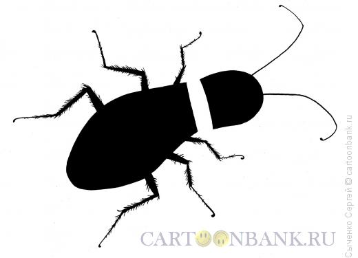 Карикатура: На смерть таракана, Сыченко Сергей
