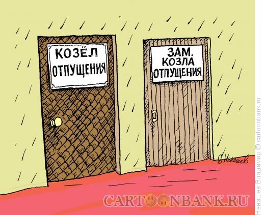 Карикатура: козлы отпущения и их кабинеты, Ненашев Владимир