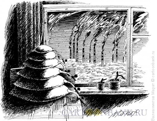 Карикатура: Подушки, Валиахметов Марат