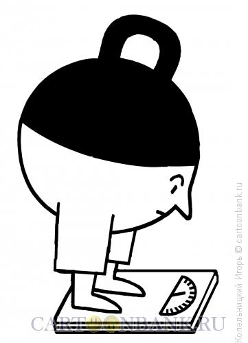 Карикатура: гиря и весы, Копельницкий Игорь