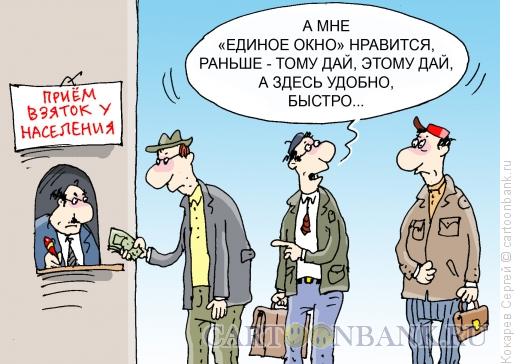 Карикатура: единое окно, Кокарев Сергей