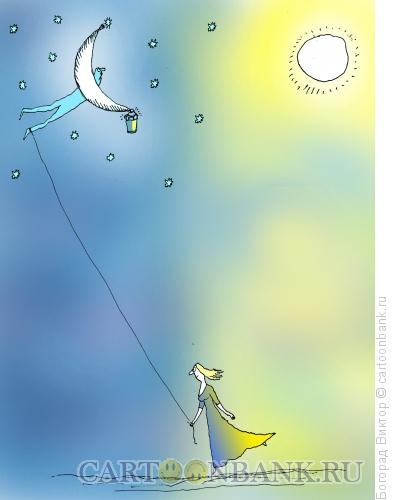 Карикатура: За звёздами, Богорад Виктор