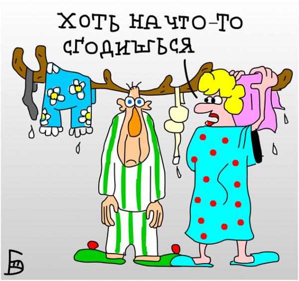 Карикатура: Нужная в хозяйстве вещь, Дмитрий Бандура