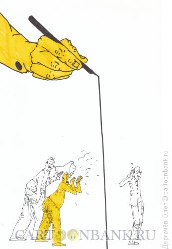 Карикатура: переговоры, Дергачёв Олег