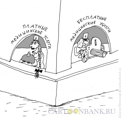 Карикатура: Медицинские услуги, Шилов Вячеслав