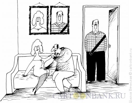 Карикатура: Якобы вдова, Шилов Вячеслав