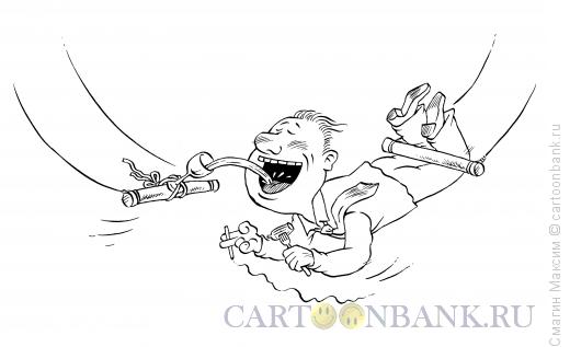 Карикатура: Пьяный цирк, Смагин Максим