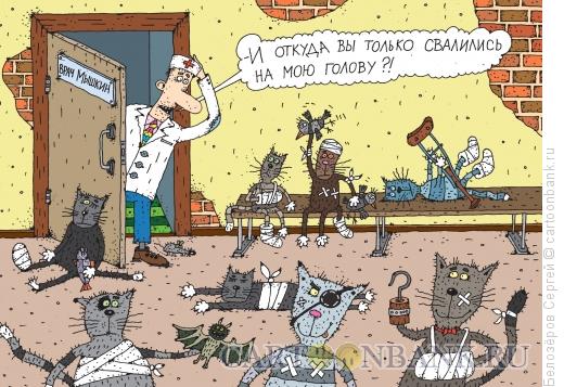 Карикатура: Мартовские коты, Белозёров Сергей