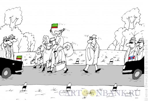 Карикатура: Обмен шпионами, Шилов Вячеслав