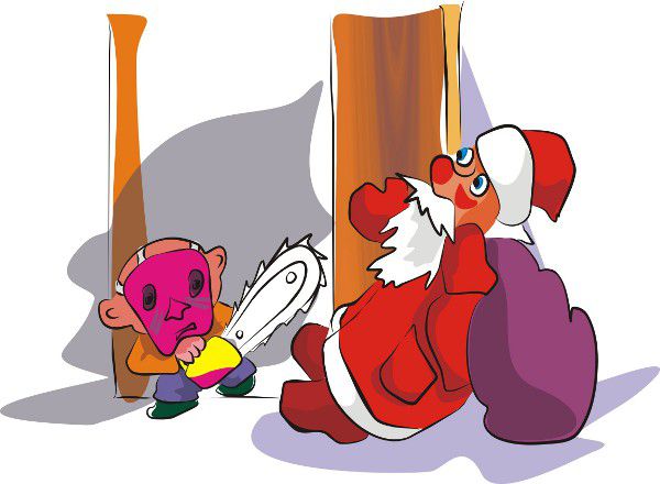 Карикатура: Дед Мороз, владимир ву