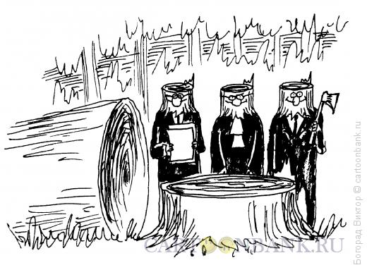 Карикатура: Пеньки, Богорад Виктор
