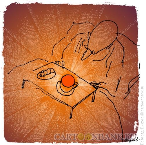 Карикатура: Кофе-солнце, Богорад Виктор