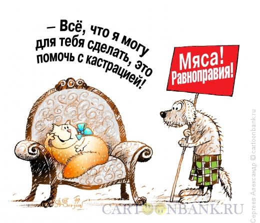 Карикатура: Права и комфорт, Сергеев Александр