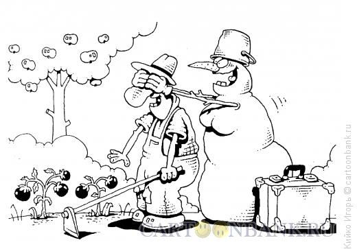 Карикатура: Приход холодов, Кийко Игорь