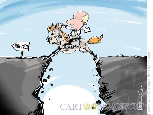 Карикатура: В год лошади, Подвицкий Виталий