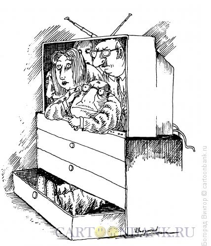 Карикатура: Ящик, Богорад Виктор