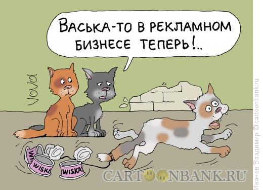 Карикатура: Рекламный агент, Иванов Владимир