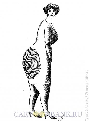 Карикатура: отпечаток пальца, Гурский Аркадий