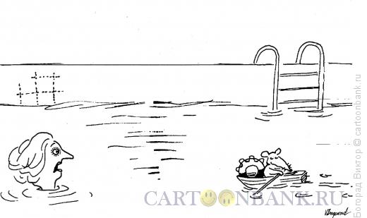 Карикатура: Спасатель, Богорад Виктор