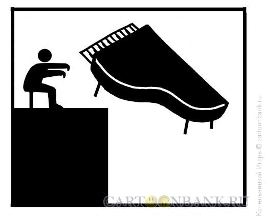 Карикатура: рояль, Копельницкий Игорь
